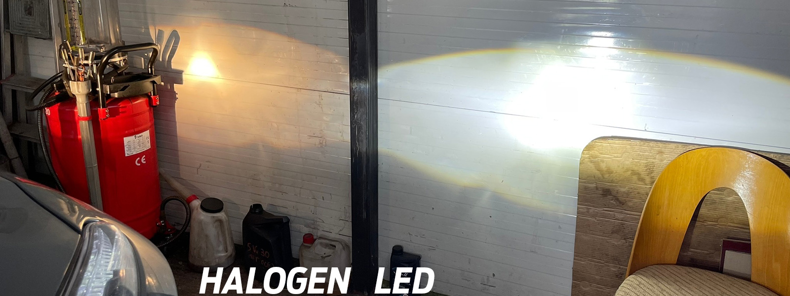 Dialkove svetla - rozdiel medzi halogenom a LED